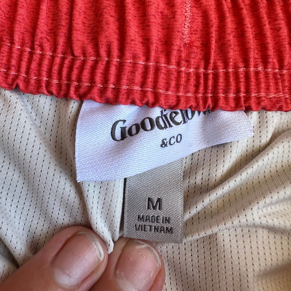 Goodfellow Mens Multicolor Colorblock 7" Swim Trunks With Liner Short Size M NWT - Picture 3 of 4